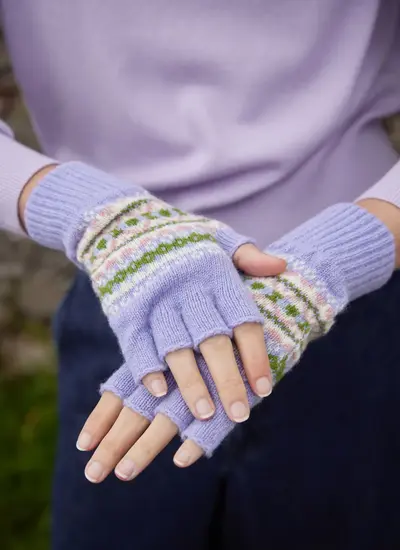 Kerse Fairisle Fingerless Gloves